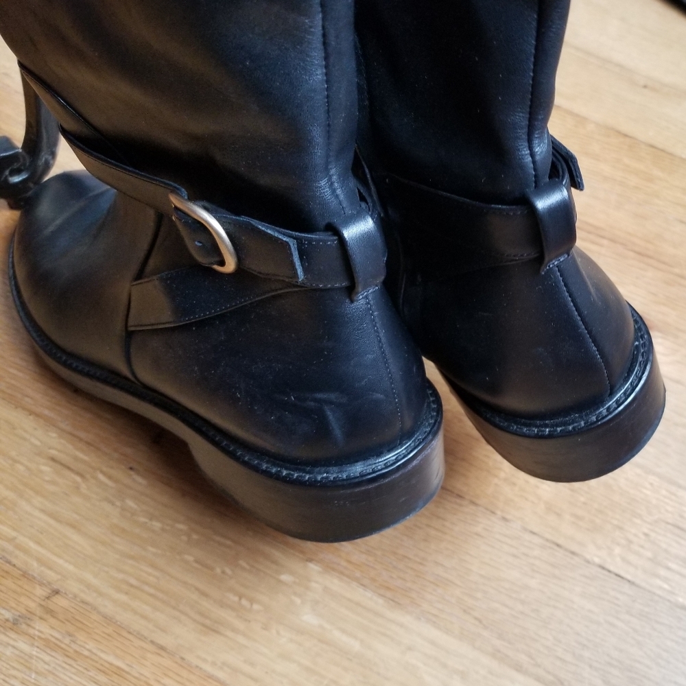 M. Gemi Leather Tall Boots - Picture 9 of 16